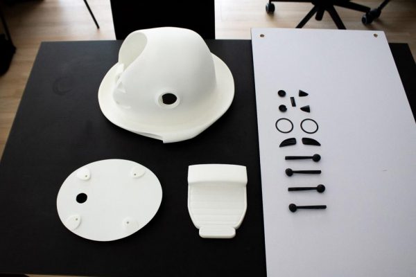 Making-Of des Raumschiffes für die Neuauflage der Kinderserie "Pan Tau" - 3D-Druck unbemaltes Raumschiff aus PA2200