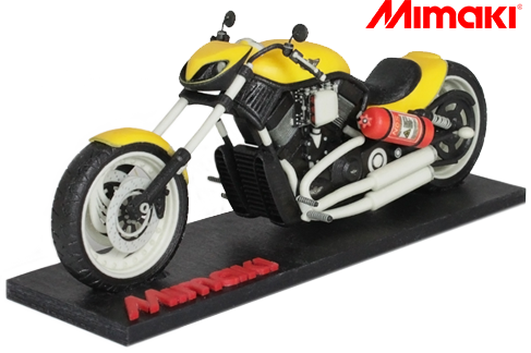 Mimaki_Motorrad_Polymerdruck